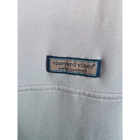 Vineyard Vines Men's XL Shep Shirt Pullover Lilac Quarter Zip Fleece NWT $138 - Picture 4 of 7